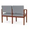 Lesro Lenox 2 Seat Tandem Seating W/ Arm, 44 in W 26 in L 31.5 in H LW2103 - alternate 3